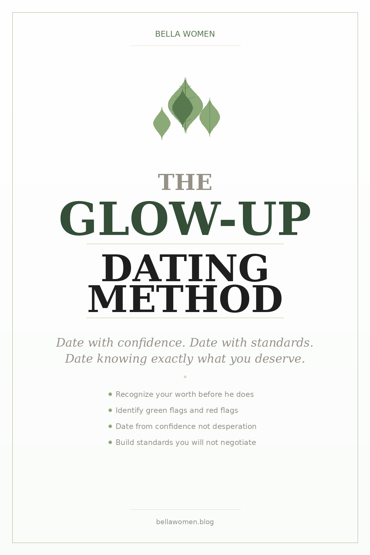 The Glow-Up Dating Method