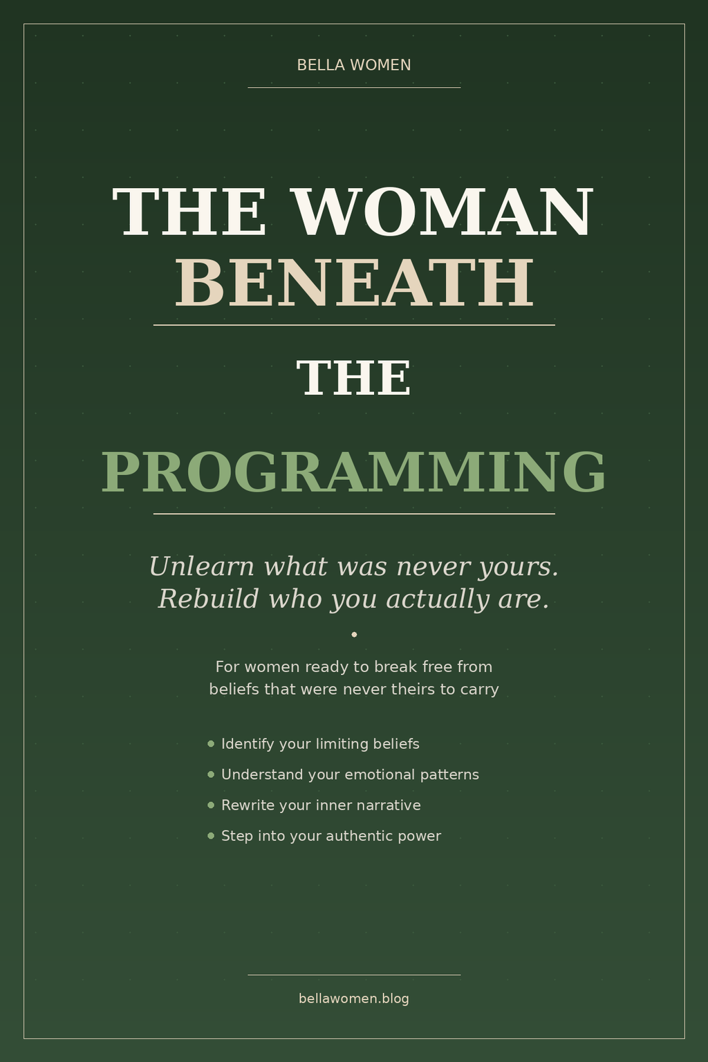 The Woman Beneath the Programming